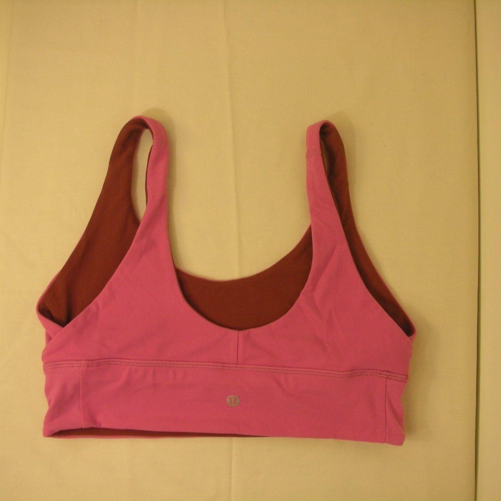 Lululemon Reversible Align Sports Bra Size 10 Pink Dusty Rose Nulu - Picture 2 of 7